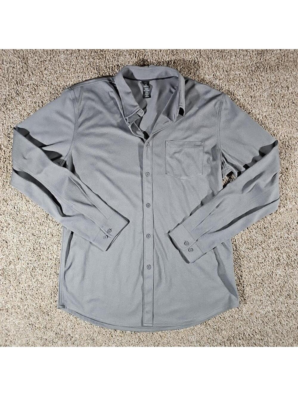 StormTech L Gray Button Up Shirt